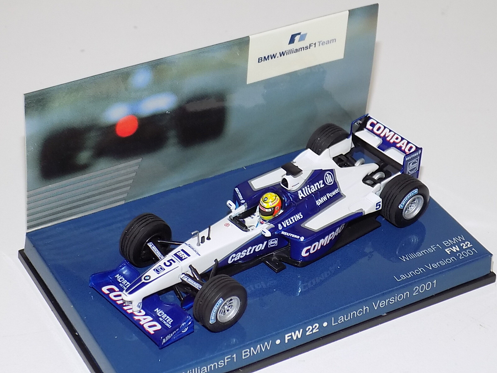 1/43 Minichamps F1 Williams BMW FW22 Ralf Schumacher Launch