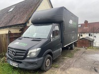 2016 MERCEDES BENZ SPRINTER 313 2.2 CDI LWB LUTON VAN-EXTRA LONG TAIL LIFT-ULEZ