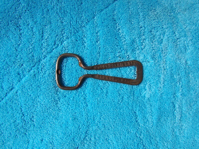 VINTAGE MOOSE BEER METAL WIRE BOTTLE OPENER MOOSE BREWING CO ROSCOE PA