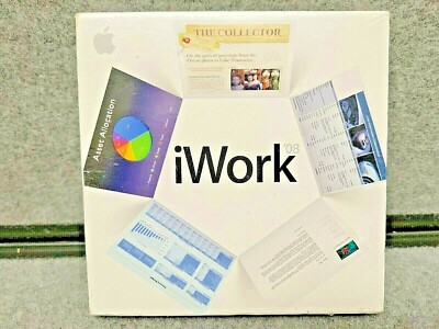 iWork 08 V8.0.2 Mac Apple Keynote Pages Numbers Sealed Software Retail MB624Z/A