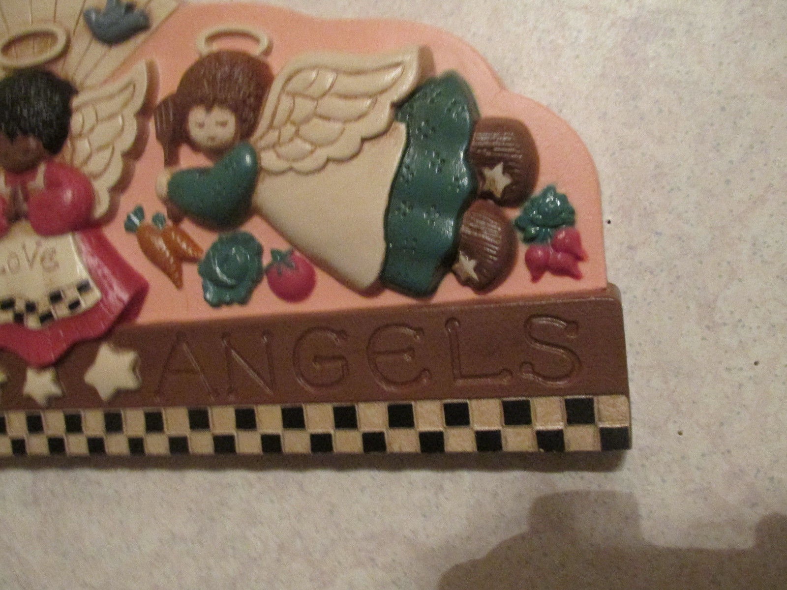 Vtge Home Interiors Wall Plaque Kitchen Angles