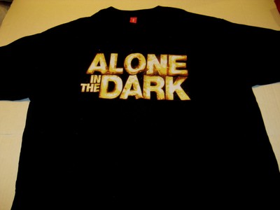 ALONE IN THE DARK - Officially Licensed ATARI Video Game Black T-Shirt  New!  XL