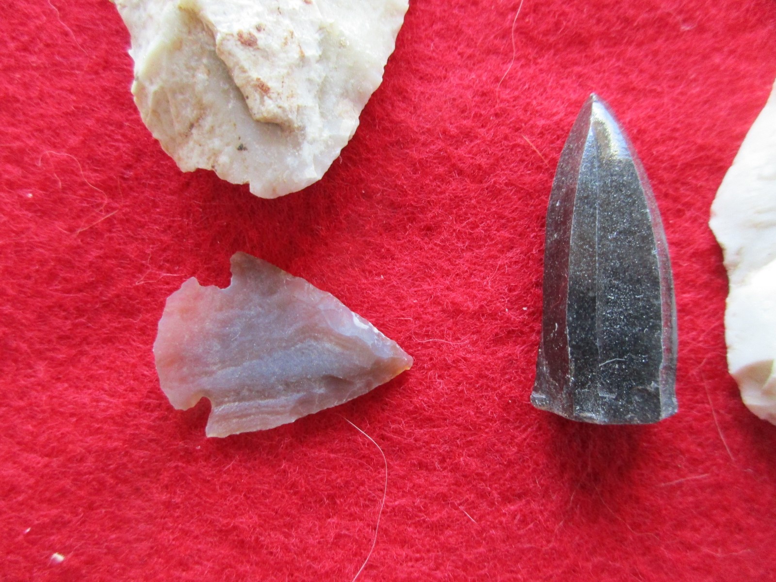 NICE GROUP OF 10 ARROWHEADS, VARIETY OF TYPES & SIZES,   #WHA-0110