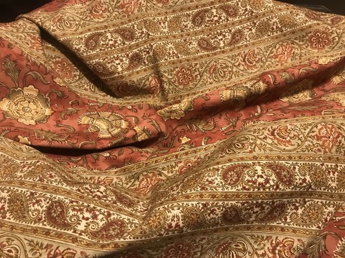 3 Yds Cowtan Tout Pasha Stripe Jacobean Fabric