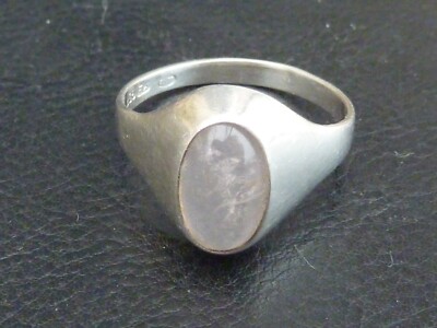 TRÉS BELLE ET ANCIENNE BAGUE ARGENT MASSIF ET PIERRE 