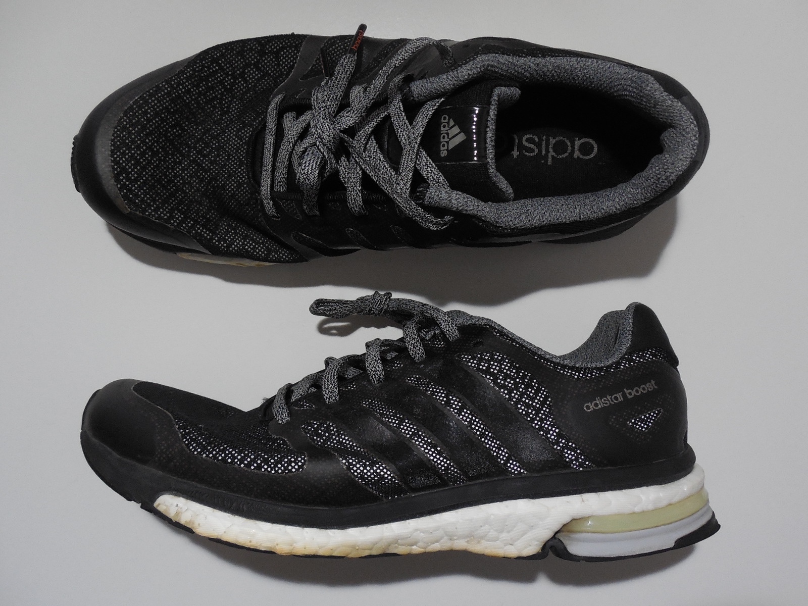 Adidas Adistar Boost M Glow schwarz weiß Herren Laufschuhe Running NEU