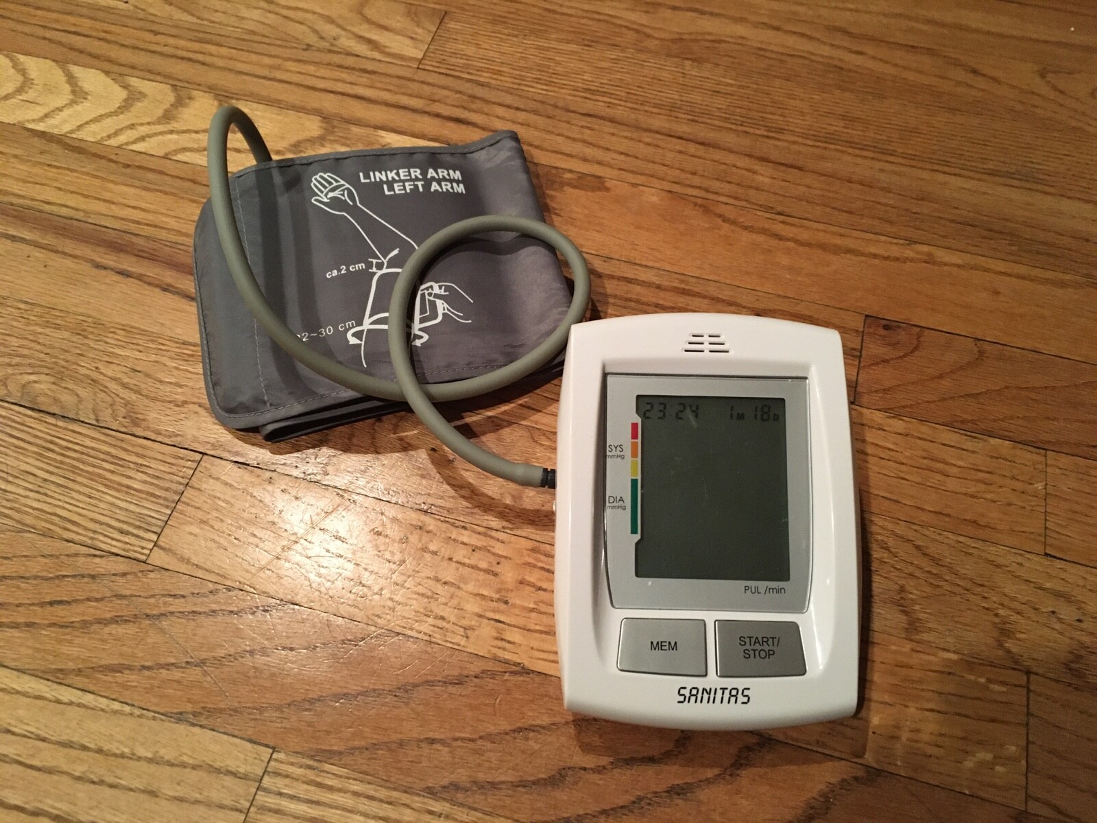 SANITAS Blood Pressure Cuff Monitor Bloodpressurecuffmonitor