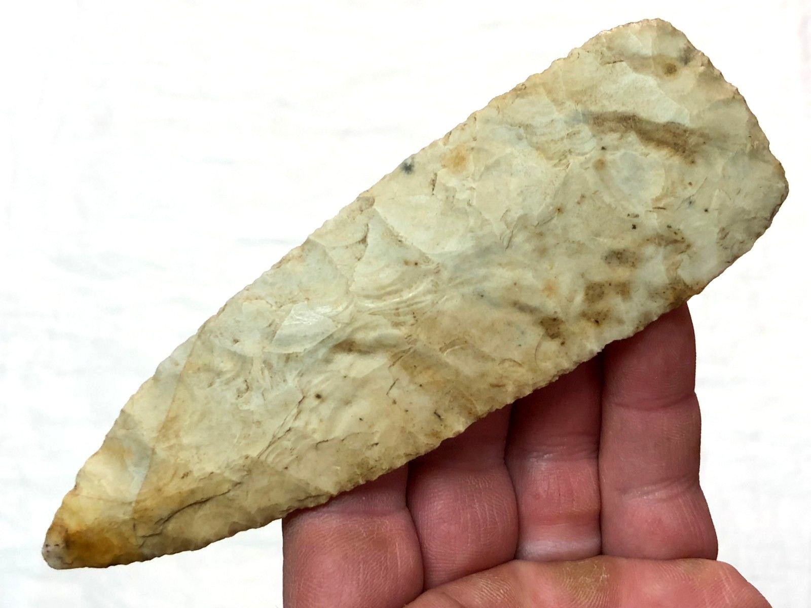 EXCEPTIONAL STANFIELD BLADE TAZEWELL CO., IL. AUTHENTIC ARROWHEAD ARTIFACT LM3