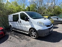 2007 Vauxhall Vivaro 2.0 2900 CDTi Crew Van 5dr Diesel Manual FWD L3 (224 g/km, 