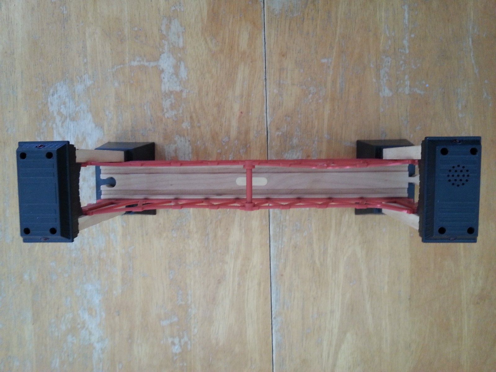 Compatible Thomas and friends wooden trains. Suspension bridge with lights sound