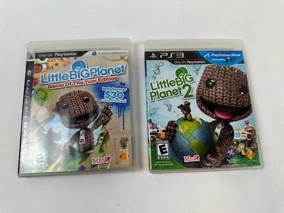 LittleBigPlanet 1 And Littlebigplanet 2 Bundle  (Sony PlayStation 3, 2008) PS3