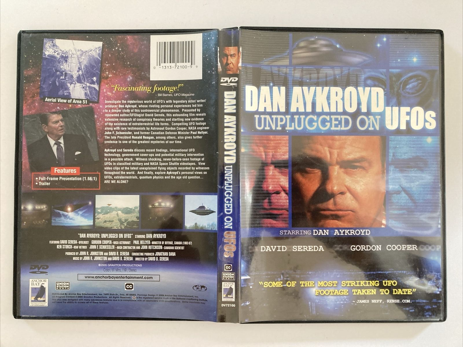 Dan Aykroyd: Unplugged on UFOs (DVD, 2006) Very Good