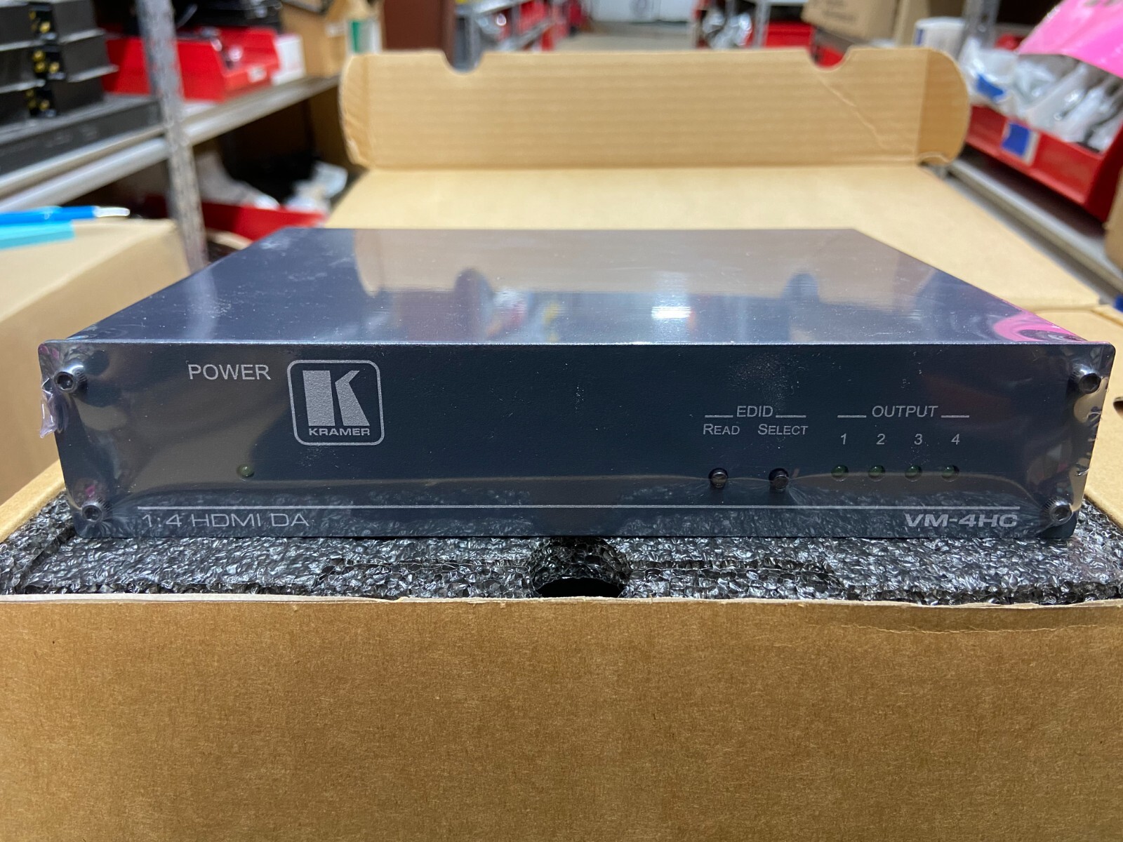 Kramer Electronics 1:4 HDMI Distribution Amplifier VM-4HC NO Kramer Electronics 1:4 HDMI Distribution Amplifier VM-4HC NO