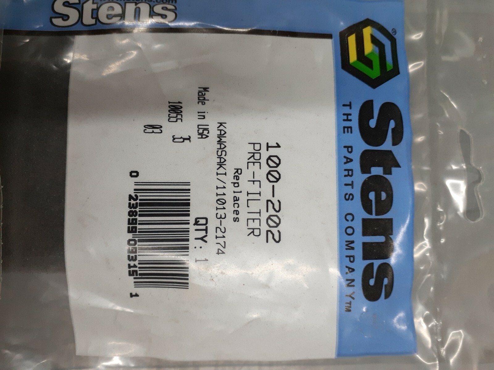 STENS 100-202 PRE-FILTER KAWASAKI 11013-2174 | eBay