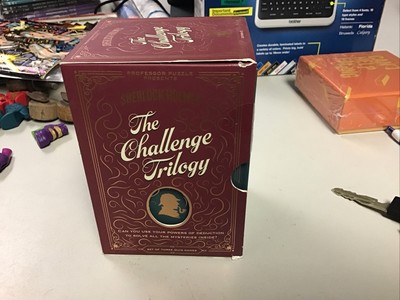 New Professor Puzzle Sherlock Holmes The Challenge Trilogy Game Cards Sealed