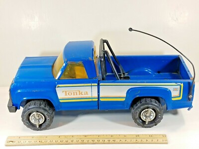 Blue Tonka Pick Up Truck w/ XR-101 Removable Tires