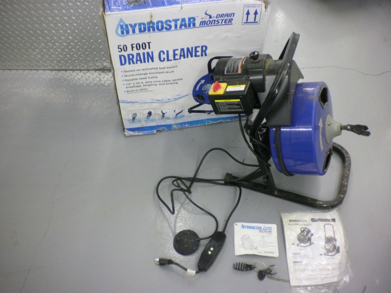 UPC 792363682855 product image for Hydrostar Drain Monster 50 Ft Drain Cleaner | upcitemdb.com