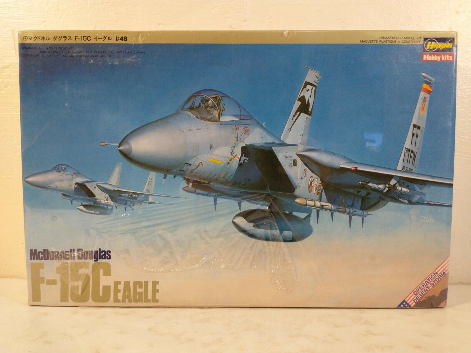 Hasegawa McDonnell Douglas F-15C Eagle 1:48 Scale Model Kit