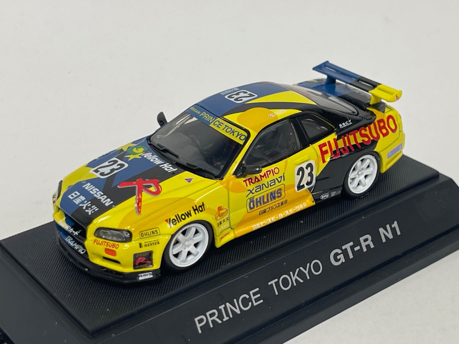 エブロ 1/43 ザナヴィ ニスモ GT-R VQ R34 #22 JGTC 2002 本山