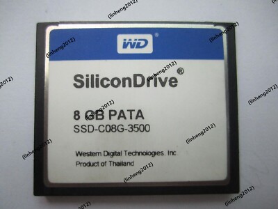 WD SiliconDrive  8GB PATA  CF Industrial  CF MEMORY CARD SSD-C08G-3500