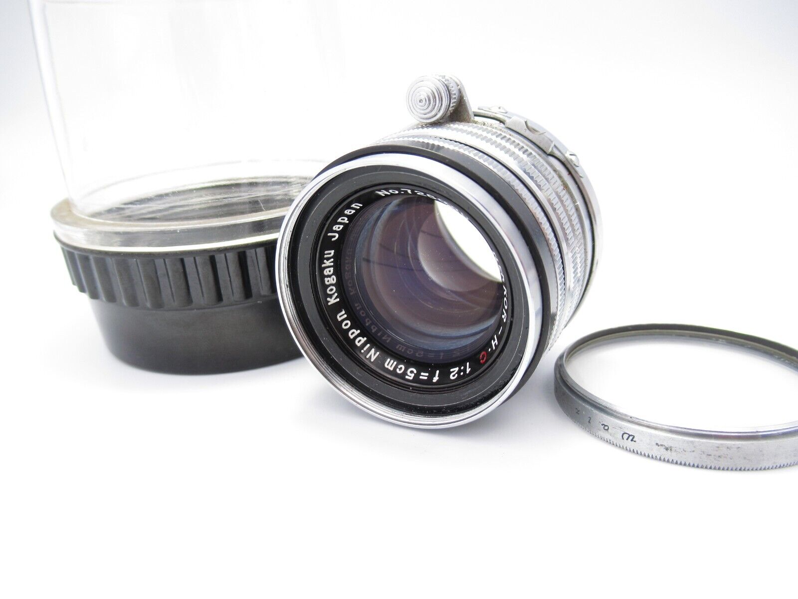 NEAR MINT】Nippon Kogaku Nikon Nikkor H.C 5cm 50mm f/2 Lens NEAR MINT】Nippon Kogaku Nikon Nikkor H.C 5cm 50mm f/2 Lens