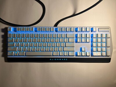 Alienware AW510K Mechanical Low Profile Red Switch Gaming Keyboard White