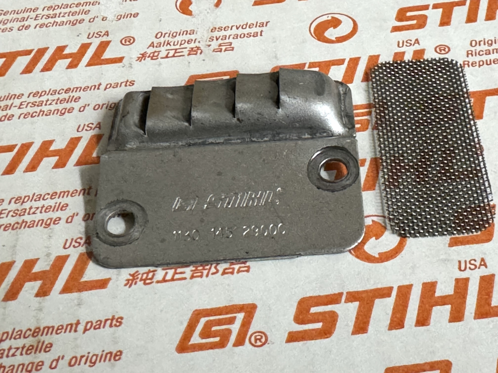 STIHL OEM MUFFLER 1130 140 0600 : STRIPPED NEW MS170 017 018 MS180 C C-B C-BE MS - Picture 4 of 6