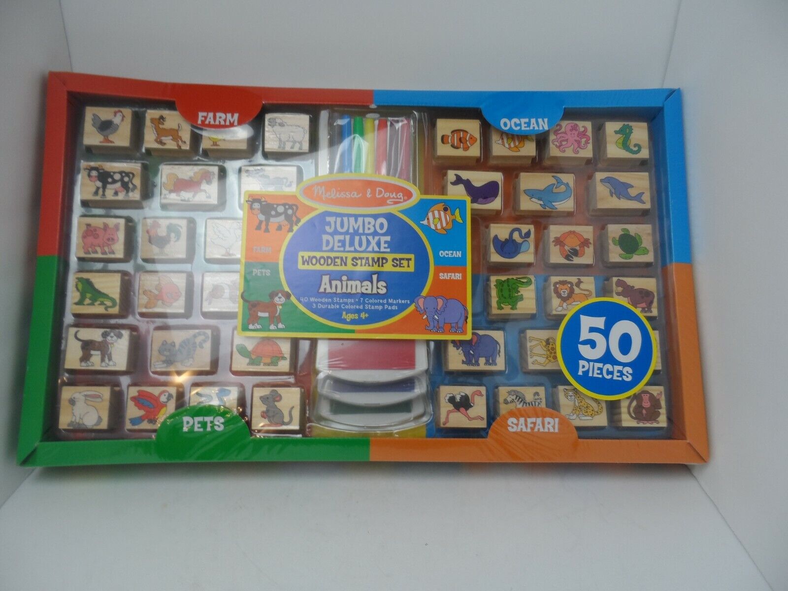 Deluxe Wooden Stamp Set - Animals Deluxe Wooden Stamp Set - Animals