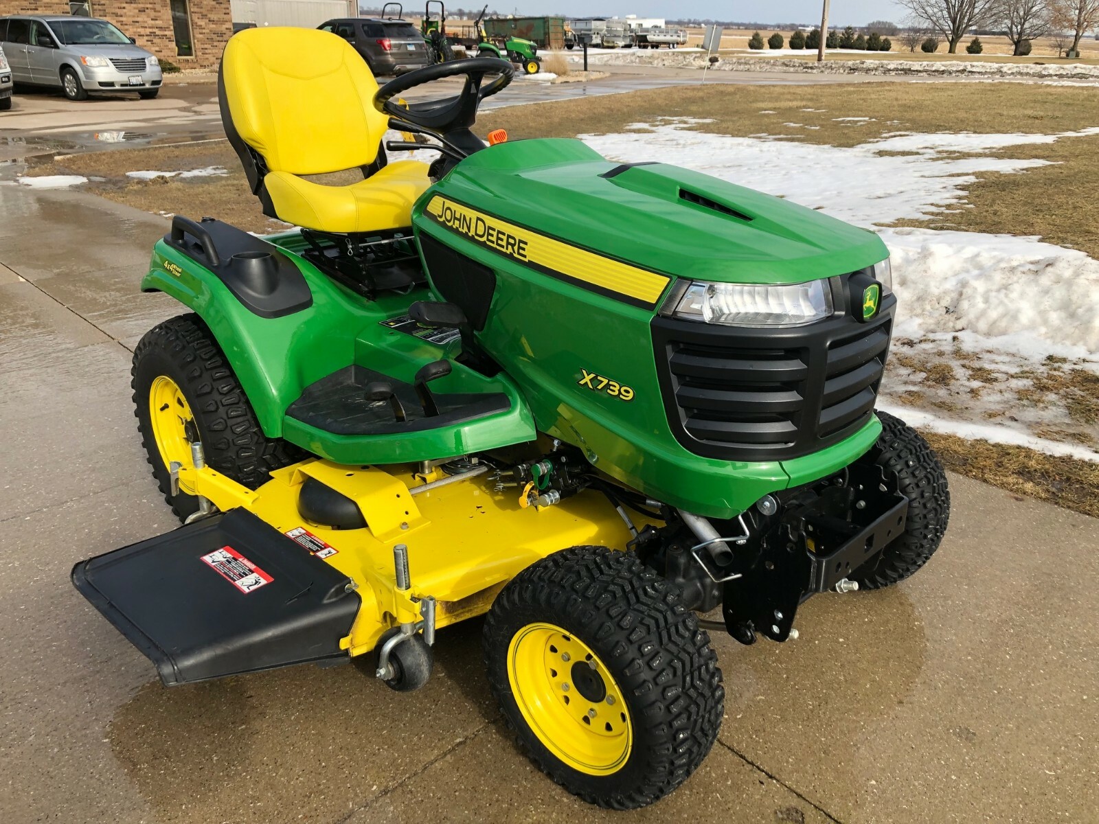 2018 John Deere X739 4WD/4WS 60HC STD PTO CONNECT DECK # 141463