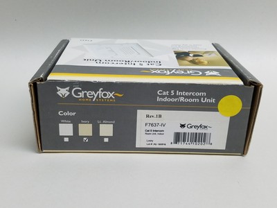 Greyfox F7637 CAT 5 Intercom Indoor/Room Unit  - Ivory