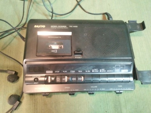 Sanyo TRC-6400 Desktop memo scribes tested