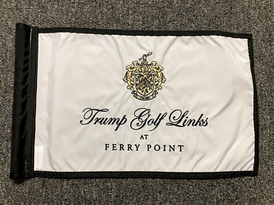 TRUMP GOLF LINKS AT FERRY POINT DONALD J. TRUMP - EMBROIDERED COURSE FLAG - PGA