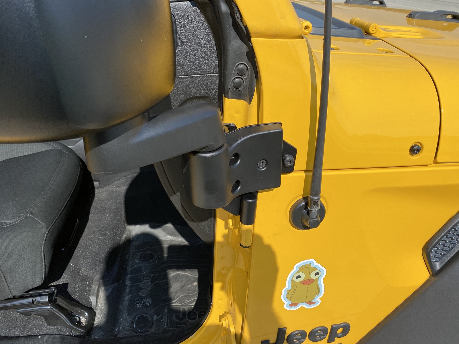 JEEP WRANGLER GLADIATOR Mirrors Body Mount Kit for Doors Off Driving