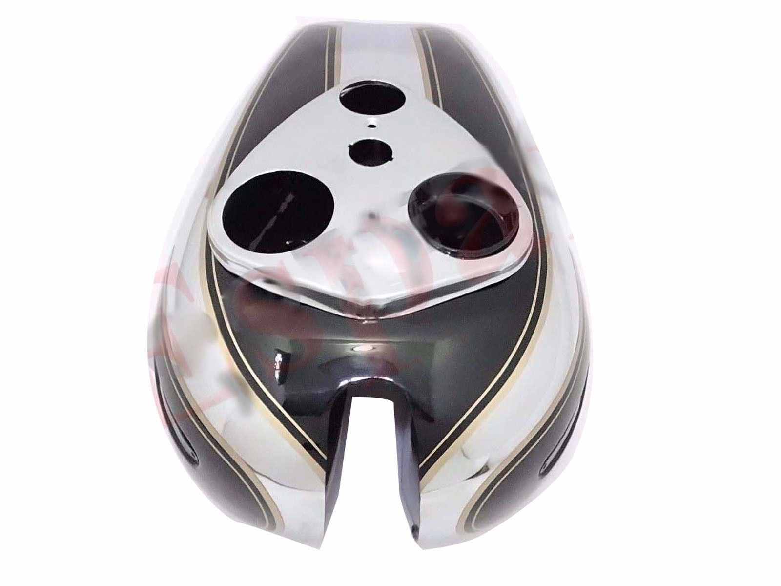 Ariel Square Four Red Hunter Petrol Gas Fuel Tank Black Painted & Chrome 