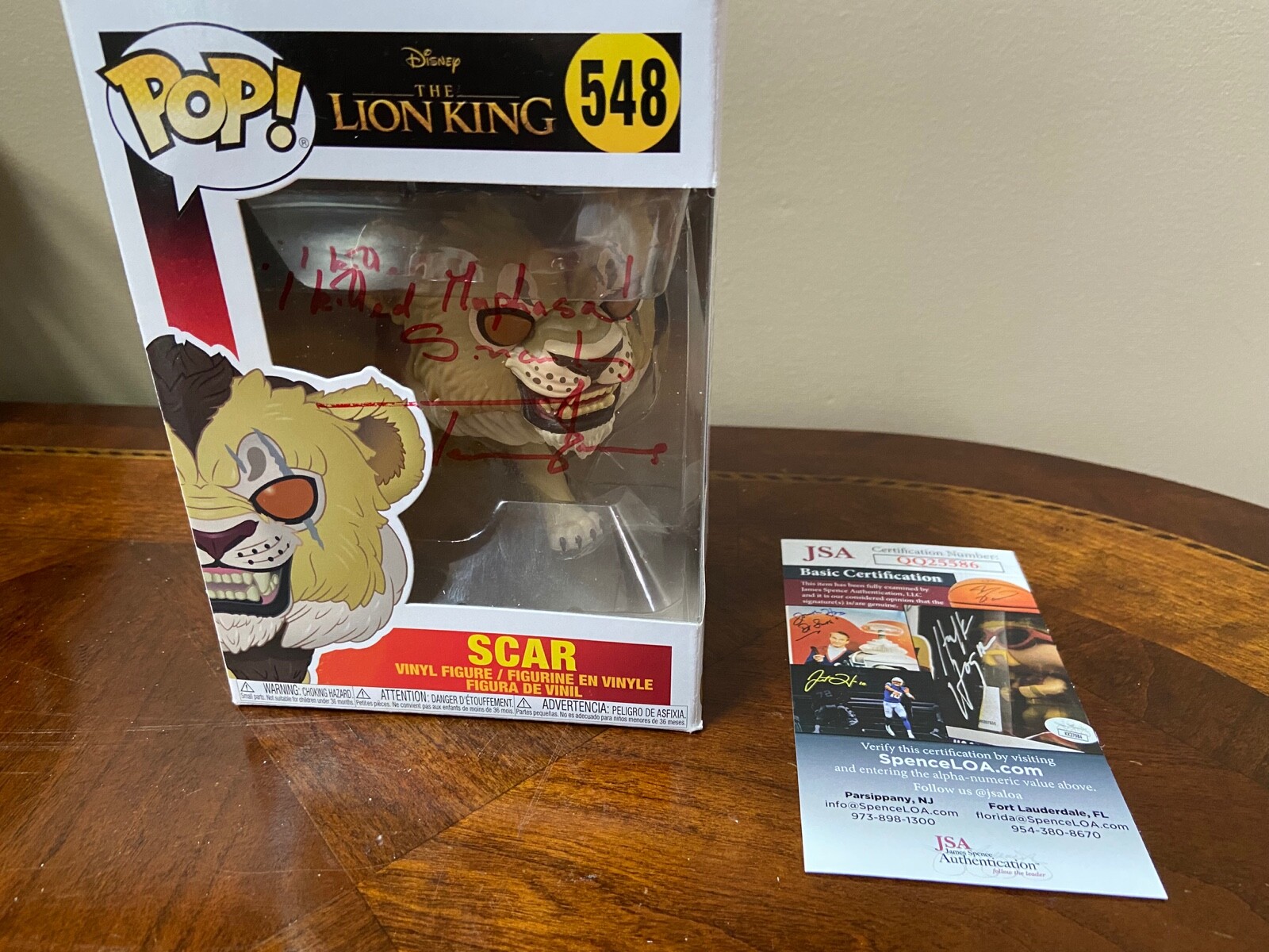 Funko Pop ディズニー ライオン・キング　スカー 緑の炎 Funko Pop ディズニー ライオン・キング スカー 緑の炎
