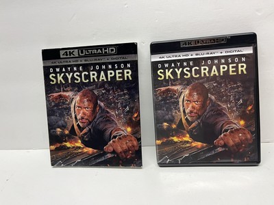 Skyscraper (4k Ultra HD Blu-ray Only) No Digital Dwayne Johnson Thriller W/ Slip