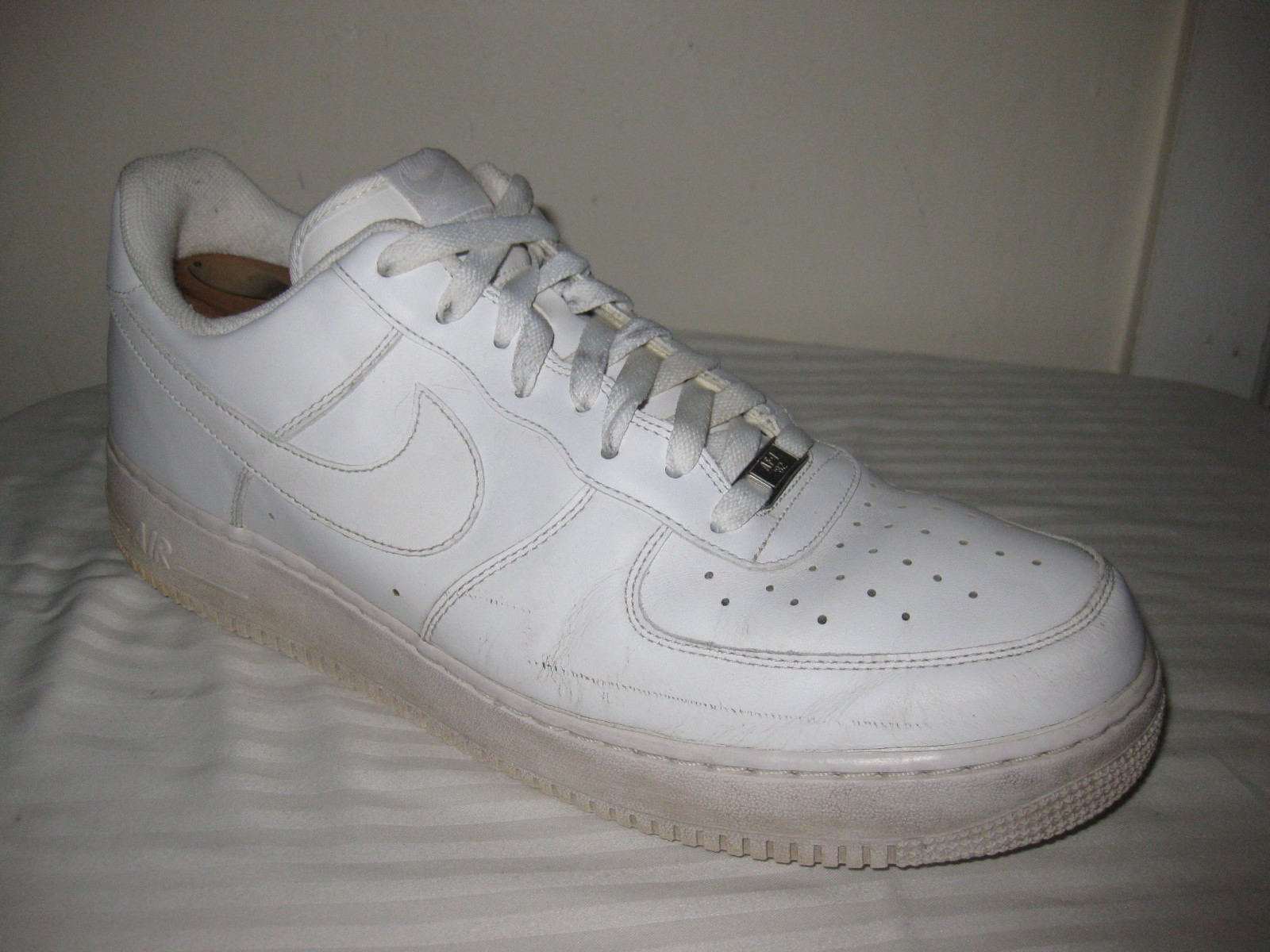 Купить NIKE FORCE 315122 111 WHITE WHITE SIZE 48.5 заказать с доставкой