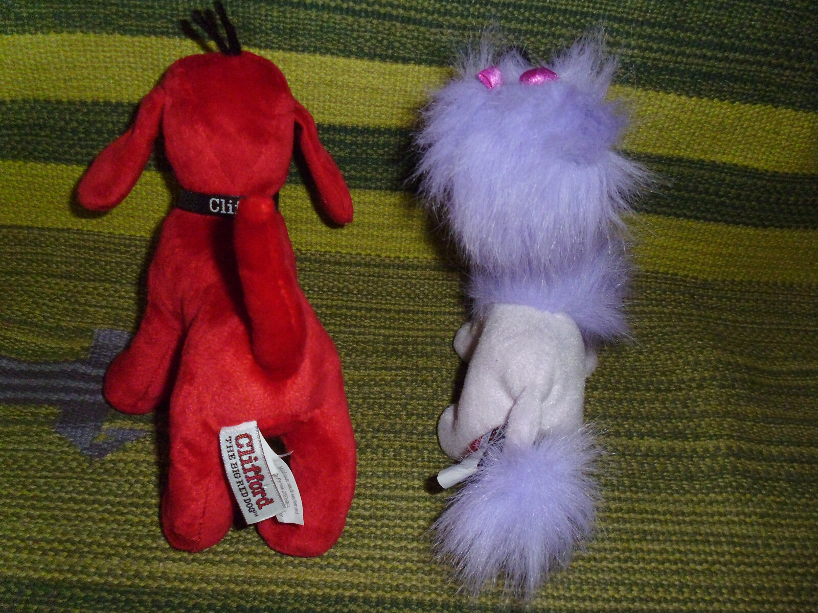 Clifford the Big Red dog and Cleo plush toy lot stuffed animals Scholastic 7