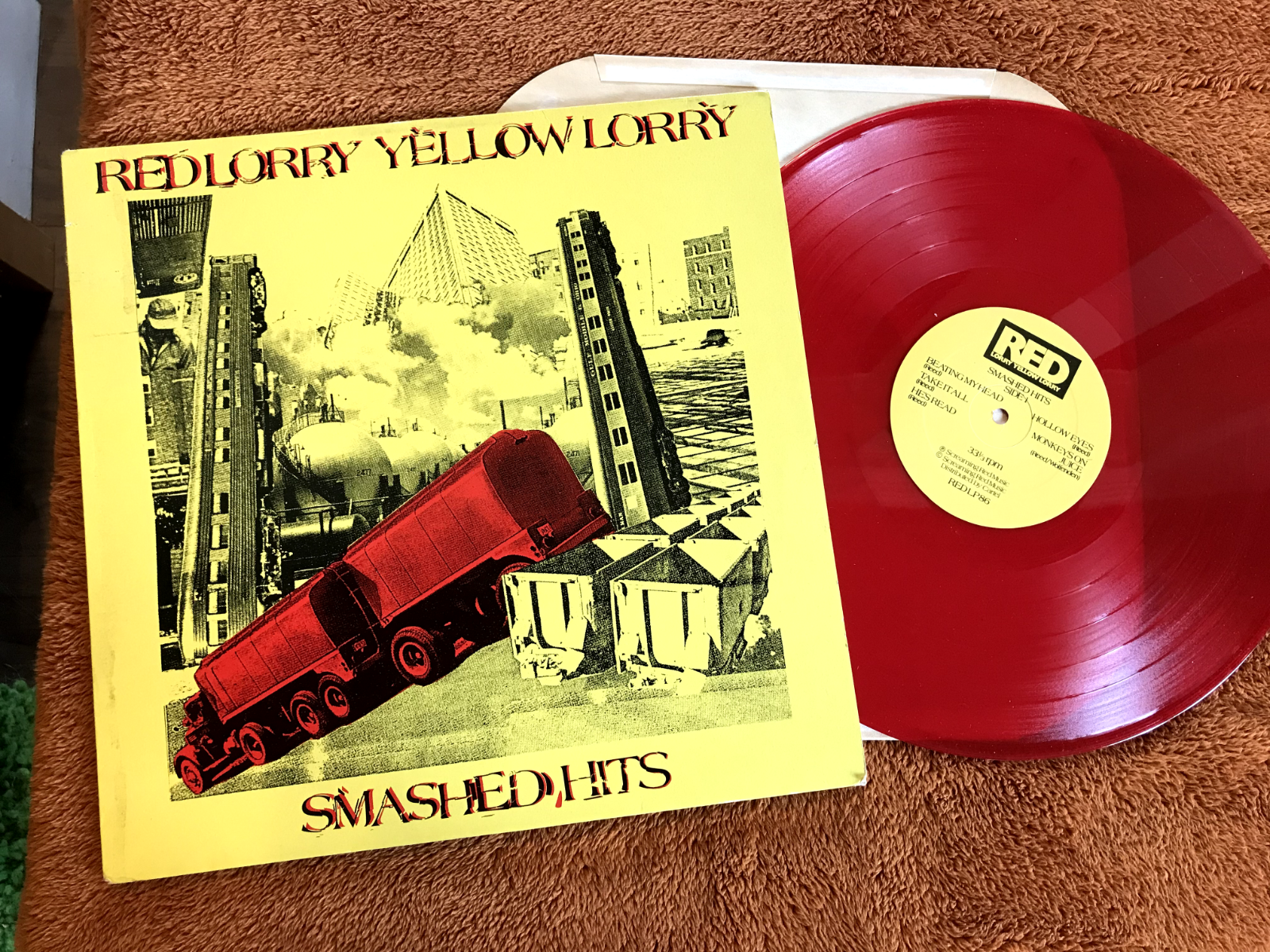 RED LORRY YELLOW LORRY Smashed Hits 1988 UK Import Vinyl