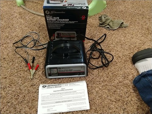 Schumacher Battery Charger Electric Dual Rate 6 12 Volt 6~2 Amp Se-82-6
