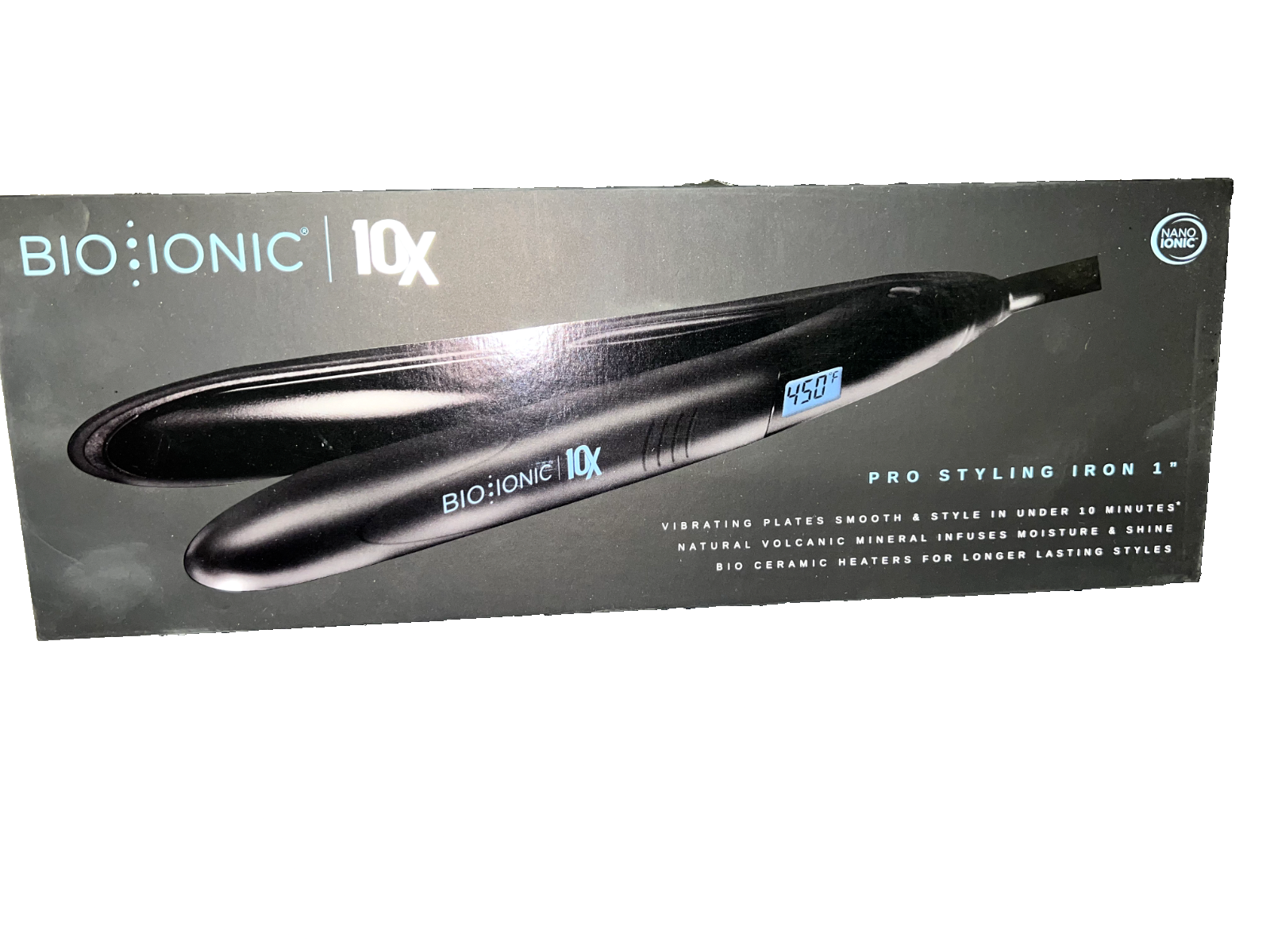 Bio Ionic 10X Pro Styling Iron 1 inch-New