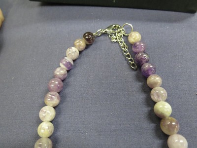 Simply stunning Amethyst necklace and earring set