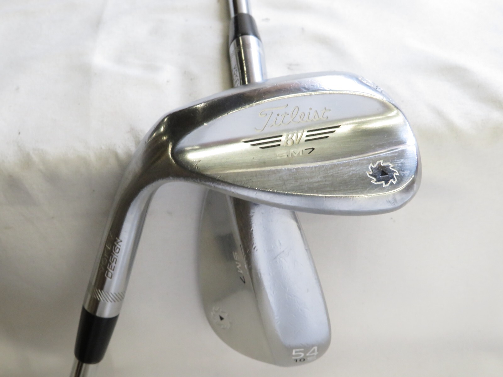 Used LH Titleist Vokey SM7 54 60 Wedge Set Vokey Wedge Flex Steel