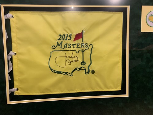 Jordan Spieth Authographed 2015 Masters Flag