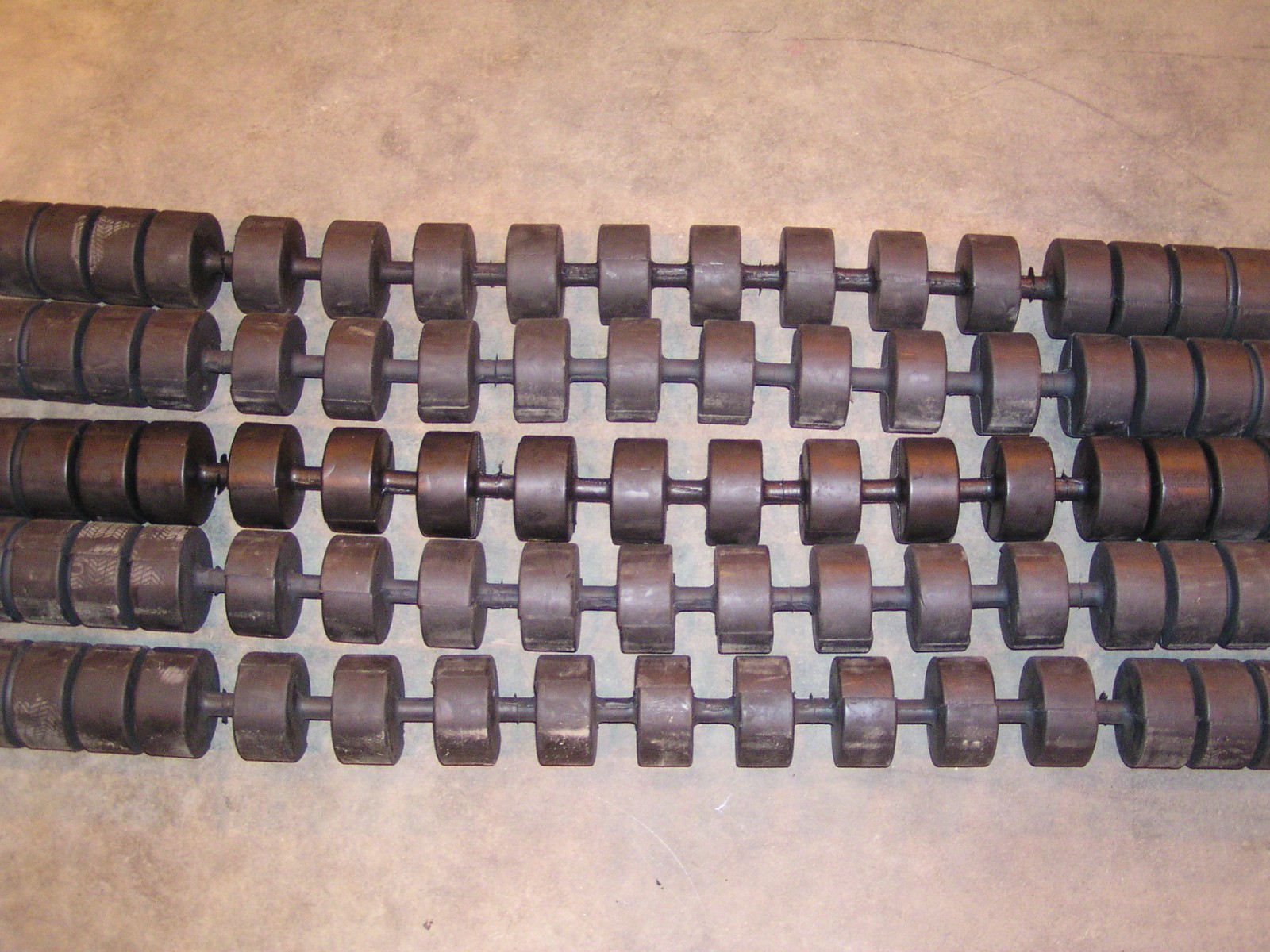 5 LIMBEROLLER BY CROUSE-HINDS SERIES LR-100 TROUGHING IDLER 42 IN. BELT X984-33A