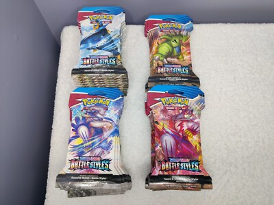 Pokemon Sword & Shield Battle Styles 36 Sealed Sleeved Booster Packs