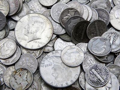 90% Junk Silver US Coins lot of Face Value $25.00 -Pre 1965-No Clad Or Nickles