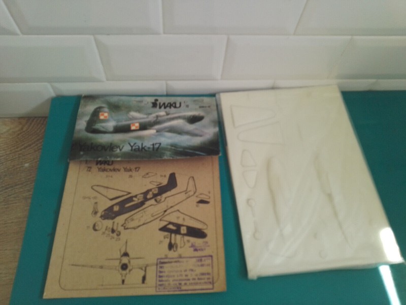 Maquette Ancien Avion 1/72 Yak Lodz Waku Yakovlev Yak-17