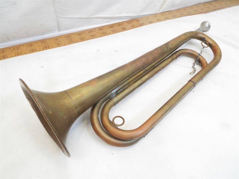 Vintage Rexcraft Official Bugle of the Boy Scouts Brass Instrument BSA Trumpet