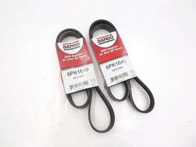 TKセット 2 Pack Bando 6PK1040 Accessory Drive Serpentine Belt for